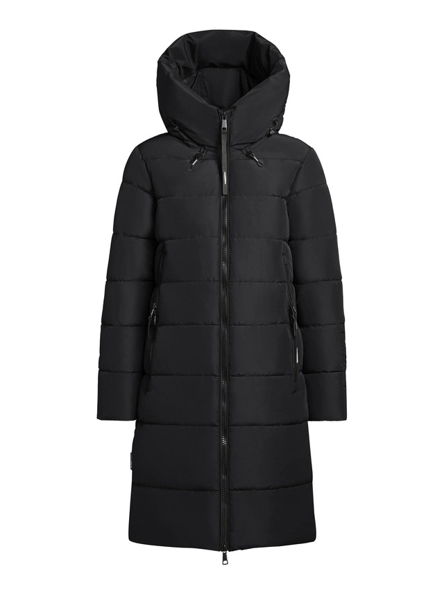 khujo Steppmantel »Jilias5-YM« warmer Damen Wintermantel mit Kapuze und großen Taschen