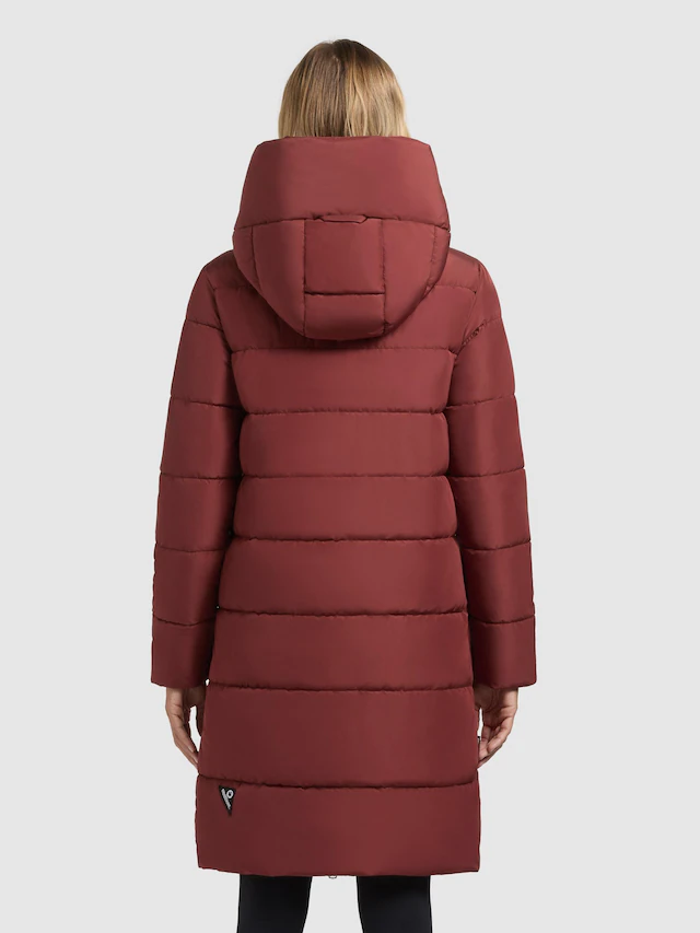 khujo Steppmantel »Jilias5-YM« warmer Damen Wintermantel mit Kapuze und großen Taschen