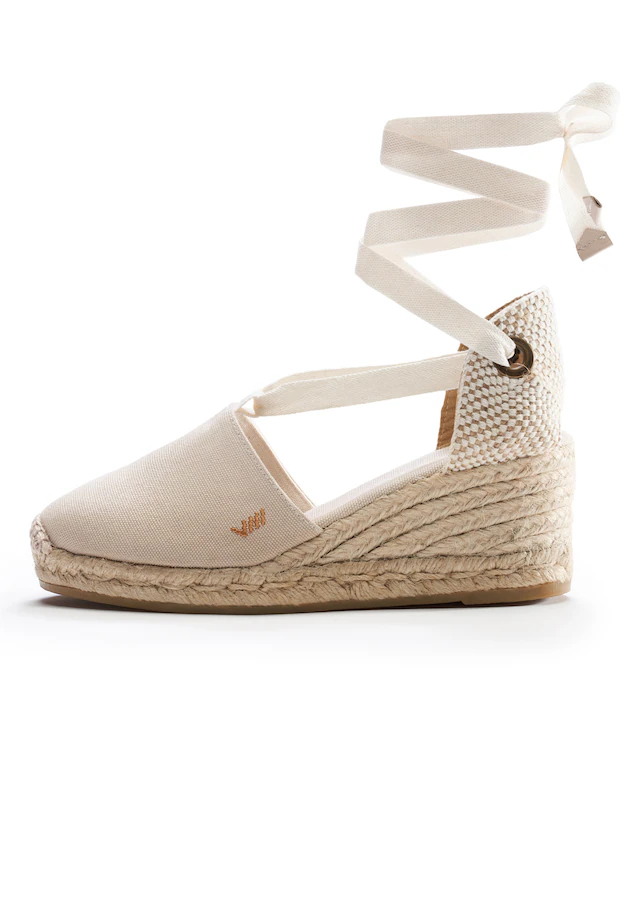 VISCATA Espadrille »Escala« mit Keilabsatz und eleganter Knöchelschnürung