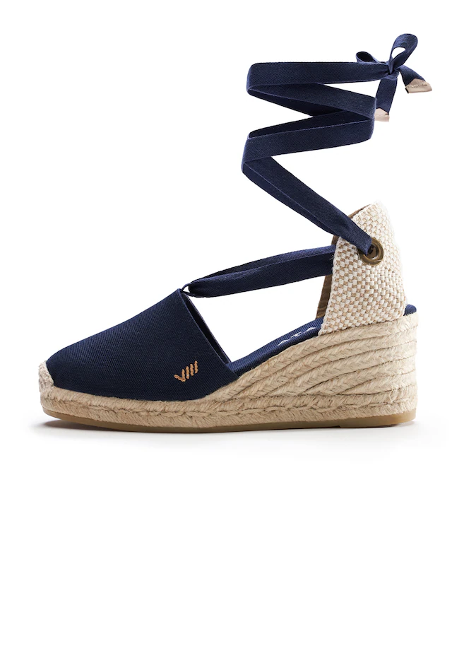 VISCATA Espadrille »Escala« mit Keilabsatz und eleganter Knöchelschnürung
