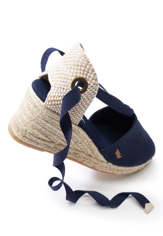 VISCATA Espadrille »Escala« mit Keilabsatz und eleganter Knöchelschnürung