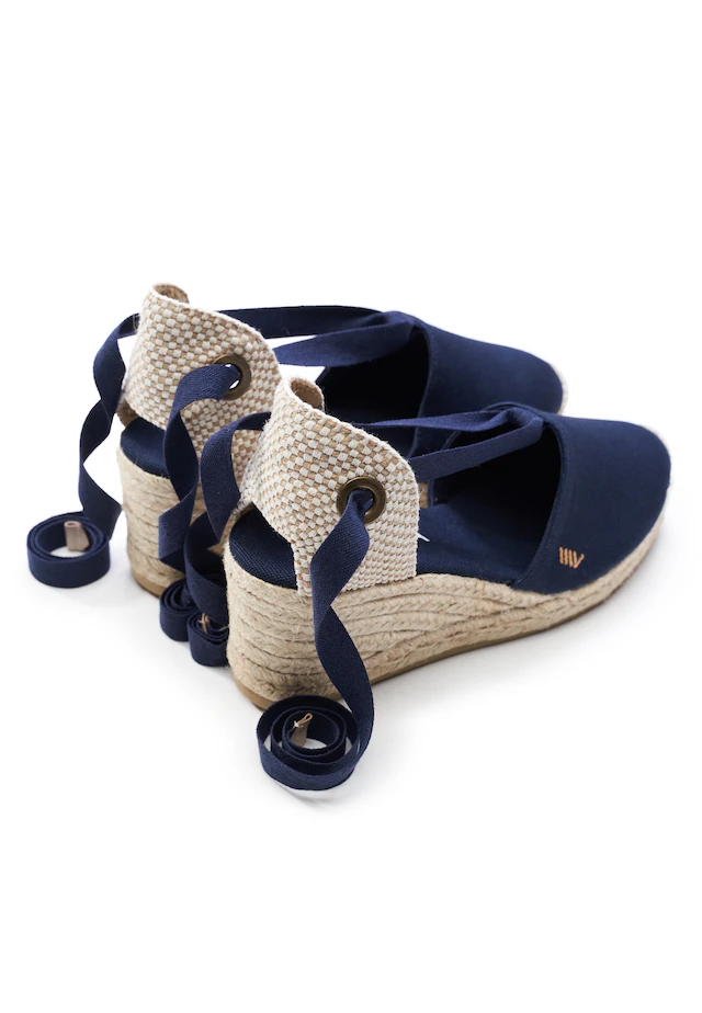 VISCATA Espadrille »Escala« mit Keilabsatz und eleganter Knöchelschnürung