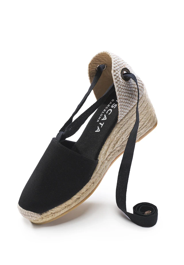 VISCATA Espadrille »Escala« mit Keilabsatz und eleganter Knöchelschnürung