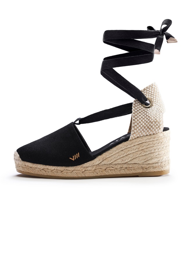 VISCATA Espadrille »Escala« mit Keilabsatz und eleganter Knöchelschnürung