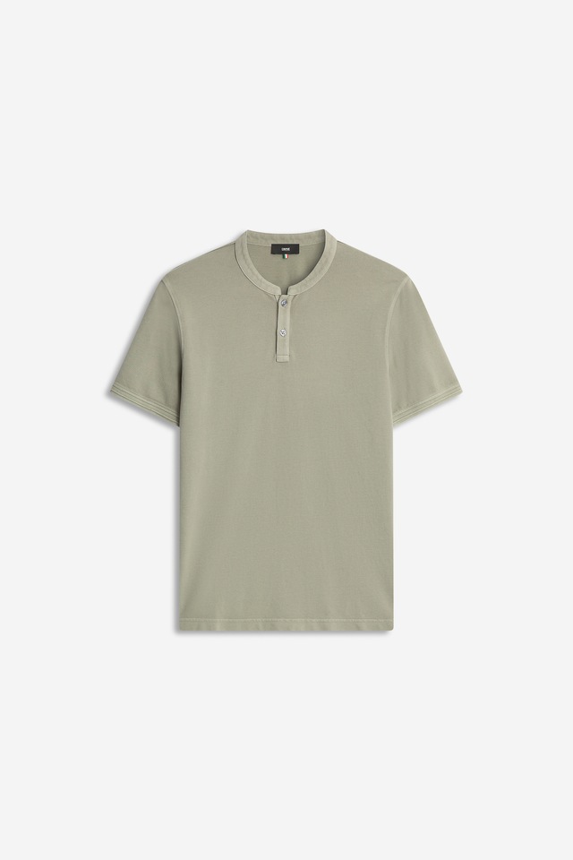 Cinque T-Shirt »CILANO« Rundhalsausschnitt mit kurzer Knopfleiste, Relaxed Fit