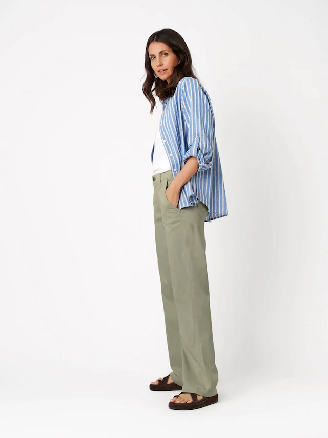 TONI 5-Pocket-Hose »Liv Wide« aus Baumwollmix mit Modal, Regular-Fit - auch in Kurzgröße erhältlich