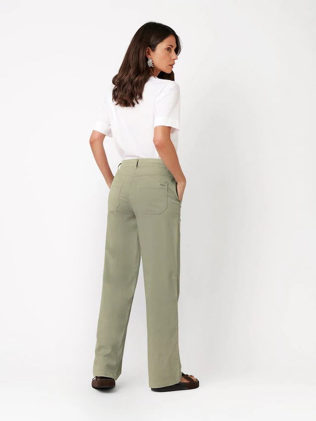 TONI 5-Pocket-Hose »Liv Wide« aus Baumwollmix mit Modal, Regular-Fit - auch in Kurzgröße erhältlich