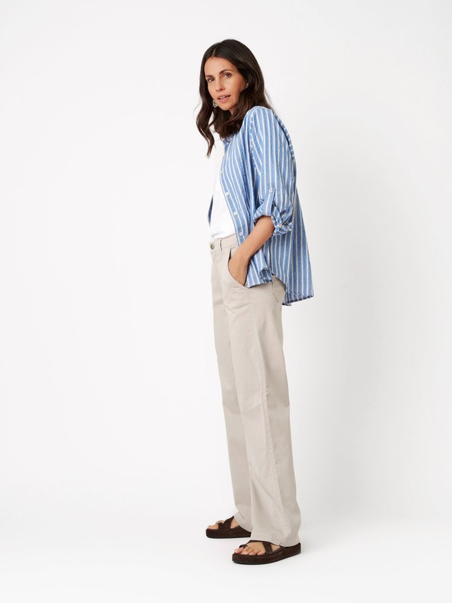 TONI 5-Pocket-Hose »Liv Wide« aus Baumwollmix mit Modal, Regular-Fit - auch in Kurzgröße erhältlich