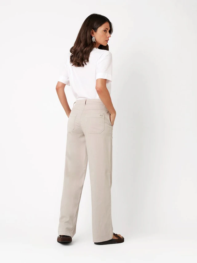 TONI 5-Pocket-Hose »Liv Wide« aus Baumwollmix mit Modal, Regular-Fit - auch in Kurzgröße erhältlich