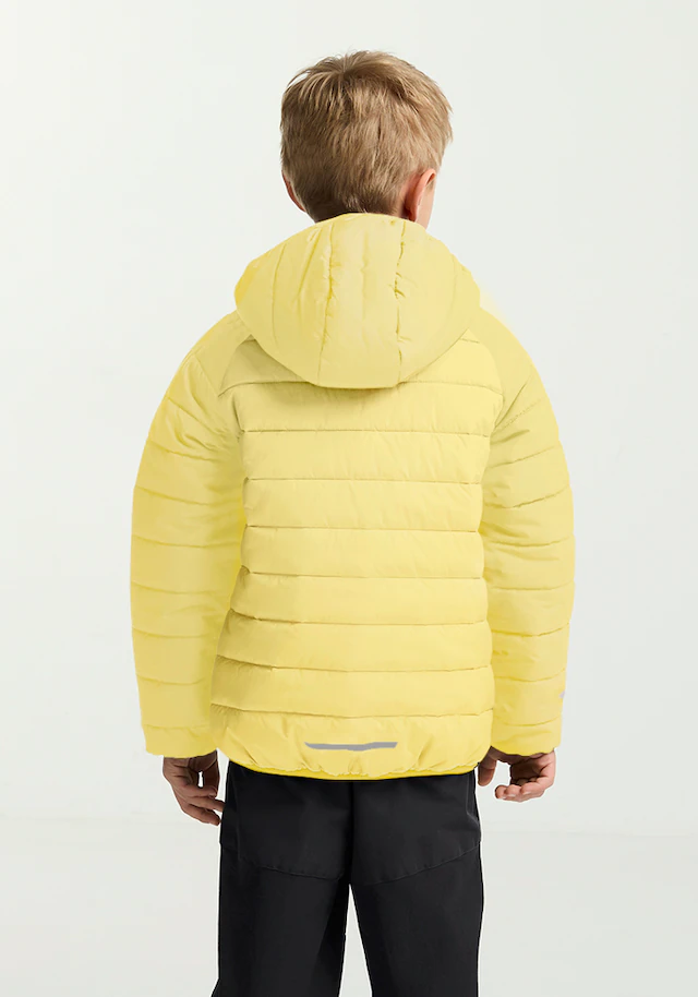 Jack Wolfskin Outdoorjacke »ZENON JKT KIDS« mit Kapuze für Kinder, im Puffer-Design, wasserabweisend, winddicht, mit Kapuze