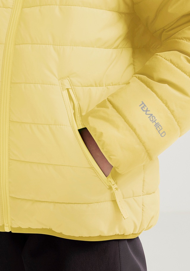 Jack Wolfskin Outdoorjacke »ZENON JKT KIDS« mit Kapuze für Kinder, im Puffer-Design, wasserabweisend, winddicht, mit Kapuze