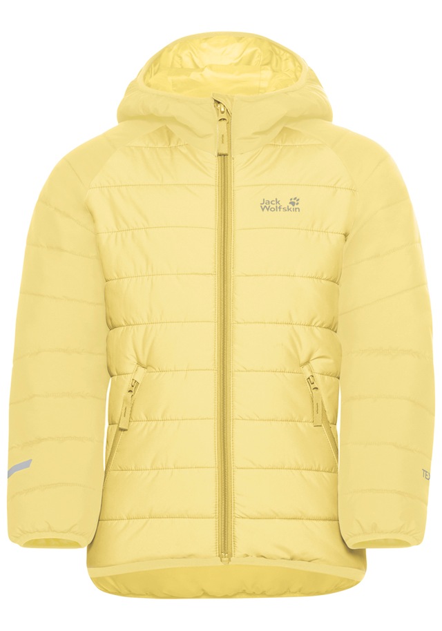 Jack Wolfskin Outdoorjacke »ZENON JKT KIDS« mit Kapuze für Kinder, im Puffer-Design, wasserabweisend, winddicht, mit Kapuze