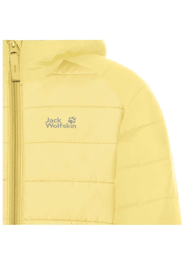 Jack Wolfskin Outdoorjacke »ZENON JKT KIDS« mit Kapuze für Kinder, im Puffer-Design, wasserabweisend, winddicht, mit Kapuze