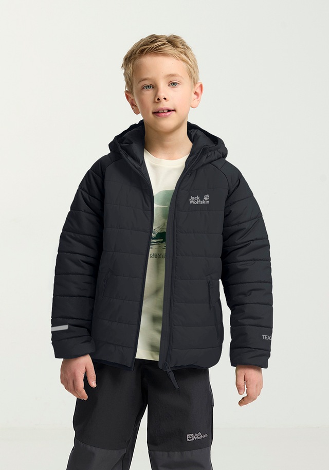 Jack Wolfskin Outdoorjacke »ZENON JKT KIDS« mit Kapuze für Kinder, im Puffer-Design, wasserabweisend, winddicht, mit Kapuze