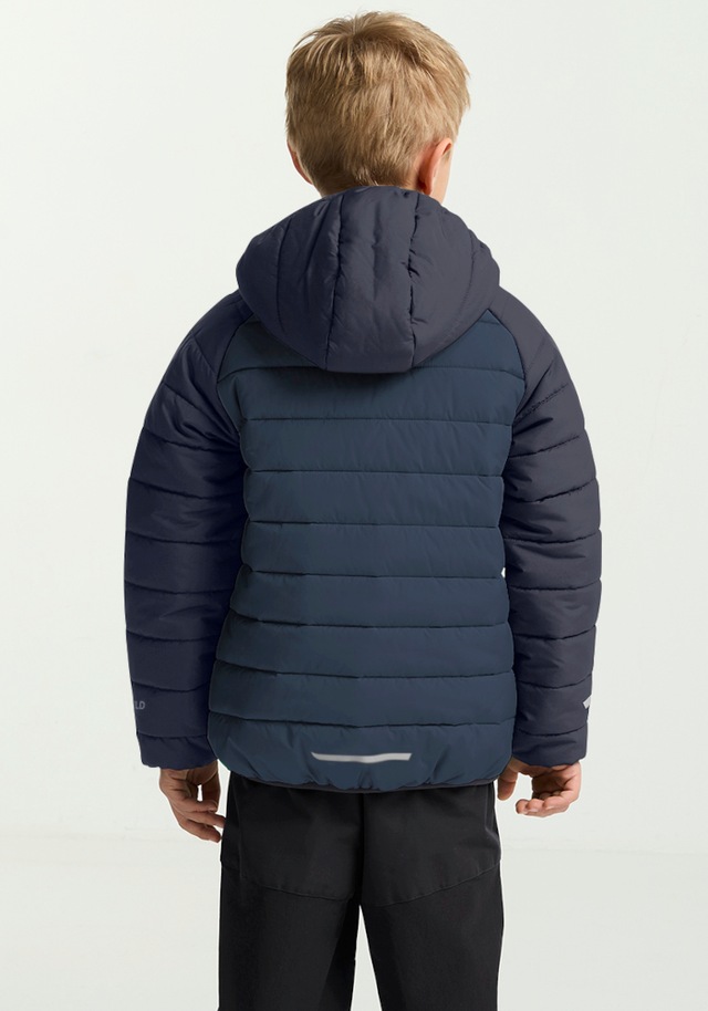 Jack Wolfskin Outdoorjacke »ZENON JKT KIDS« mit Kapuze für Kinder, im Puffer-Design, wasserabweisend, winddicht, mit Kapuze