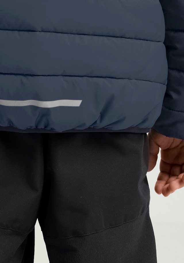 Jack Wolfskin Outdoorjacke »ZENON JKT KIDS« mit Kapuze für Kinder, im Puffer-Design, wasserabweisend, winddicht, mit Kapuze