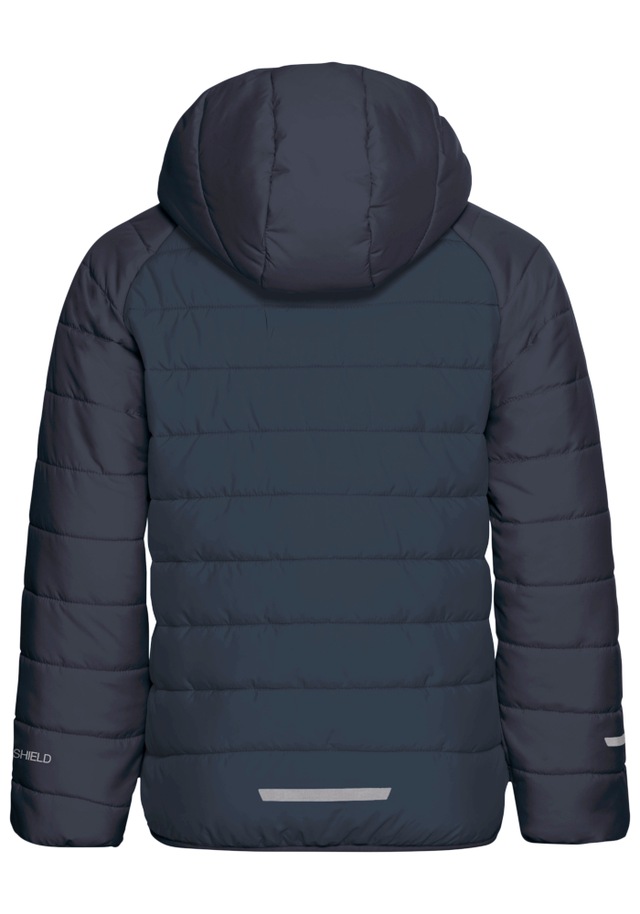 Jack Wolfskin Outdoorjacke »ZENON JKT KIDS« mit Kapuze für Kinder, im Puffer-Design, wasserabweisend, winddicht, mit Kapuze