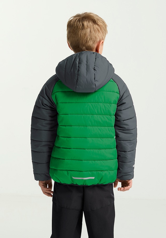 Jack Wolfskin Outdoorjacke »ZENON JKT KIDS« mit Kapuze für Kinder, im Puffer-Design, wasserabweisend, winddicht, mit Kapuze