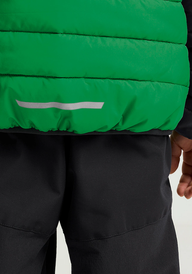 Jack Wolfskin Outdoorjacke »ZENON JKT KIDS« mit Kapuze für Kinder, im Puffer-Design, wasserabweisend, winddicht, mit Kapuze