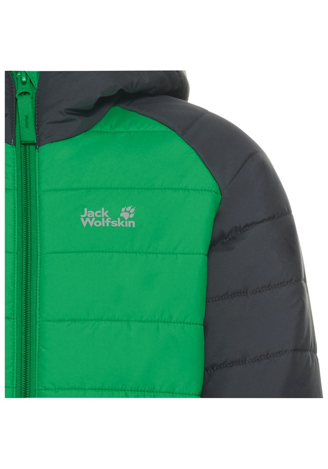 Jack Wolfskin Outdoorjacke »ZENON JKT KIDS« mit Kapuze für Kinder, im Puffer-Design, wasserabweisend, winddicht, mit Kapuze