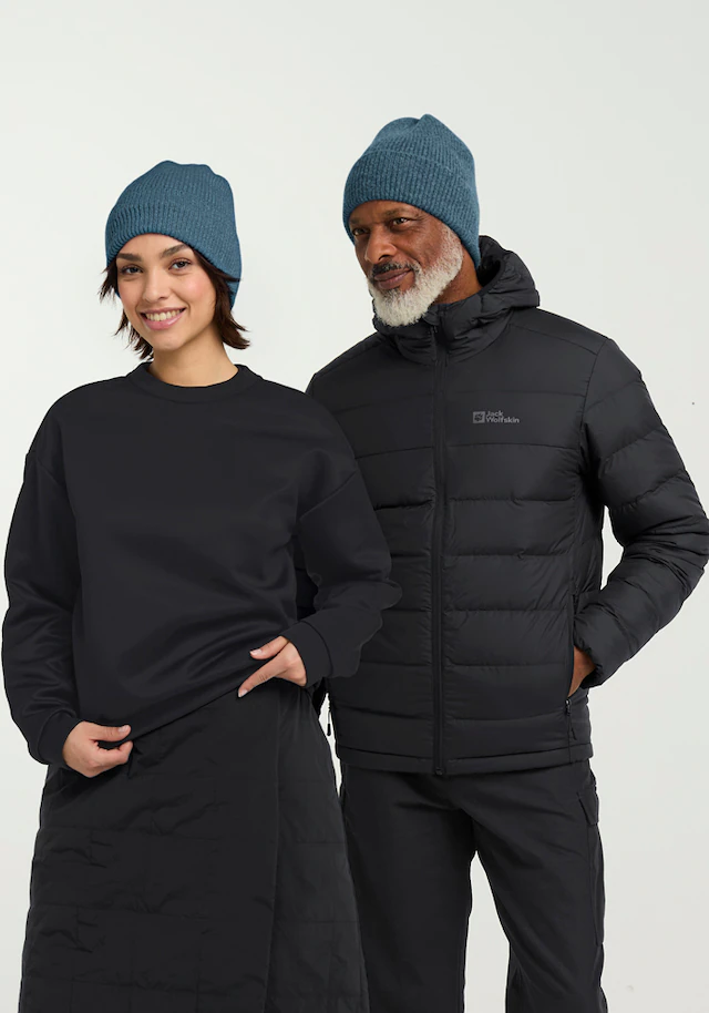 Jack Wolfskin Beanie »FUZZY BEANIE« Strickmütze, superweich, urbaner Look