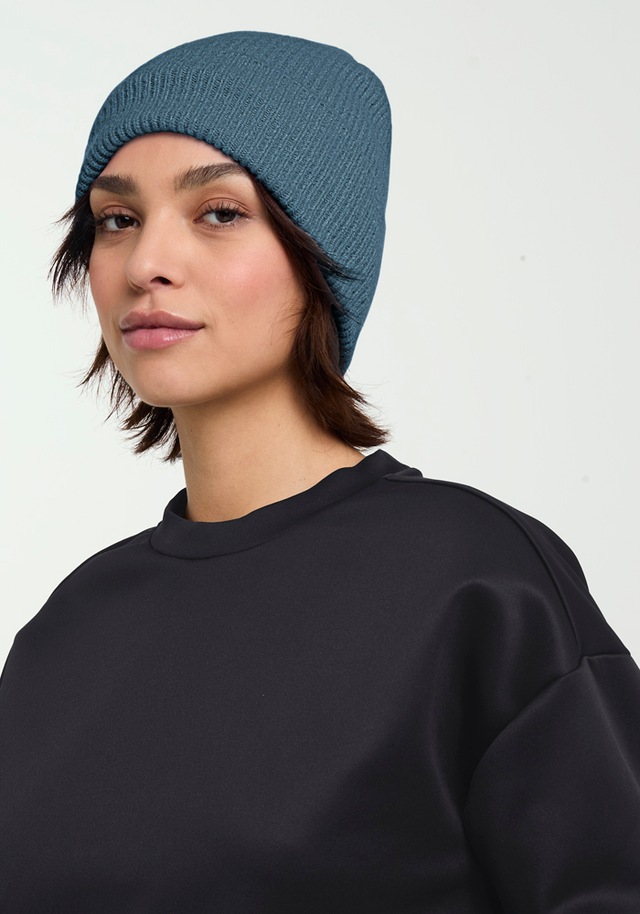 Jack Wolfskin Beanie »FUZZY BEANIE« Strickmütze, superweich, urbaner Look