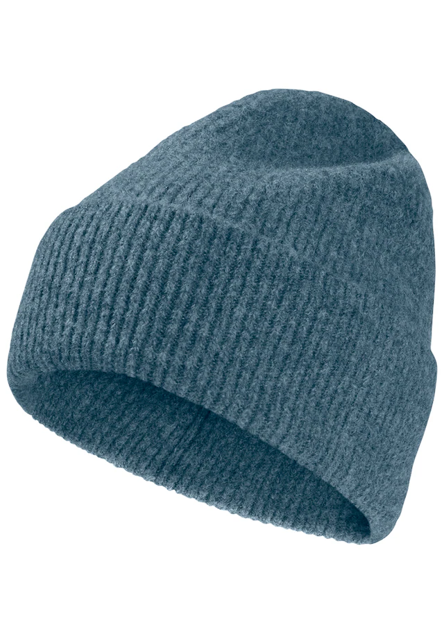 Jack Wolfskin Beanie »FUZZY BEANIE« Strickmütze, superweich, urbaner Look