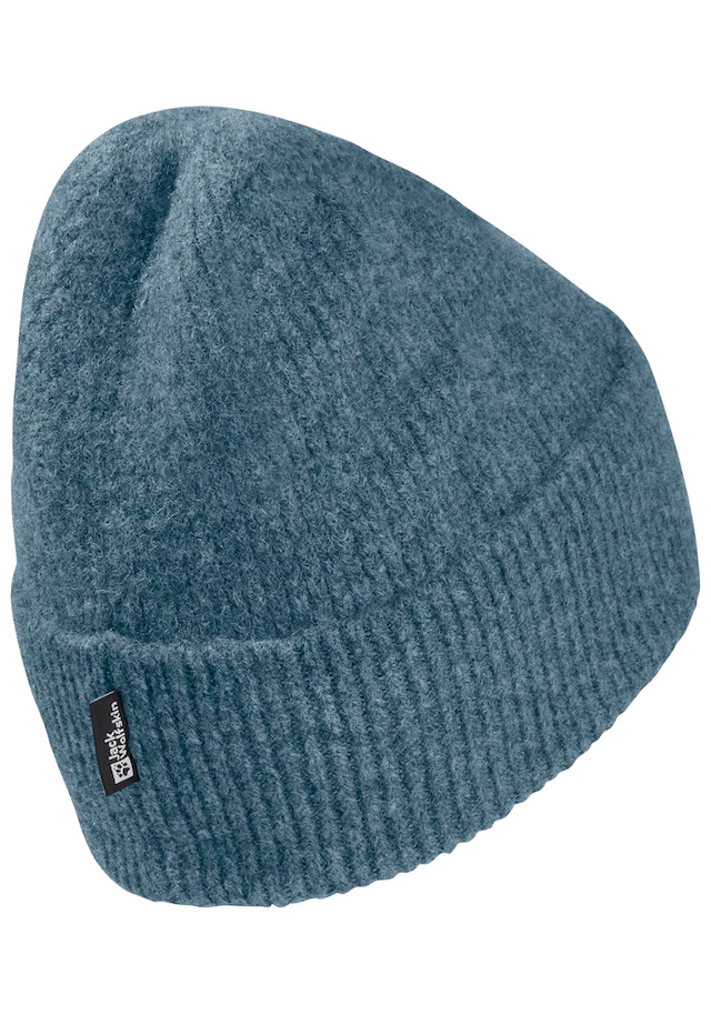 Jack Wolfskin Beanie »FUZZY BEANIE« Strickmütze, superweich, urbaner Look