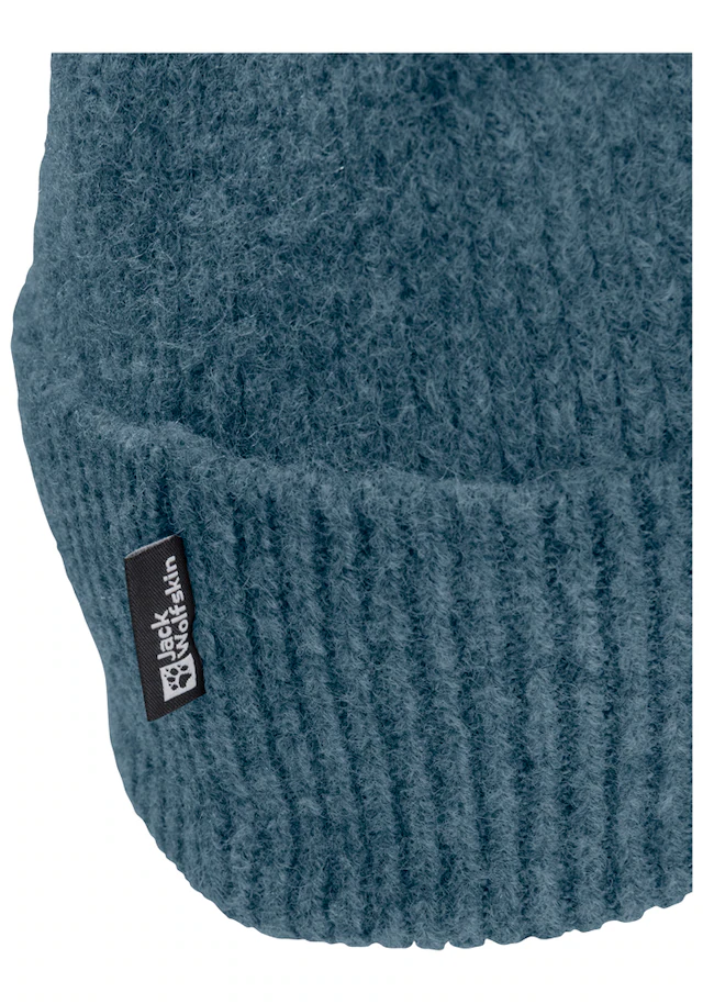 Jack Wolfskin Beanie »FUZZY BEANIE« Strickmütze, superweich, urbaner Look