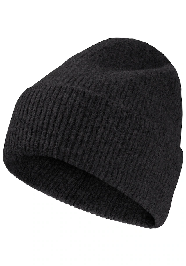 Jack Wolfskin Beanie »FUZZY BEANIE« Strickmütze, superweich, urbaner Look