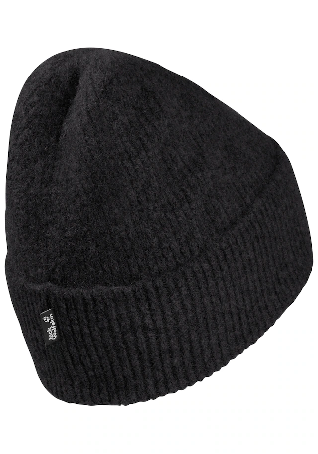 Jack Wolfskin Beanie »FUZZY BEANIE« Strickmütze, superweich, urbaner Look