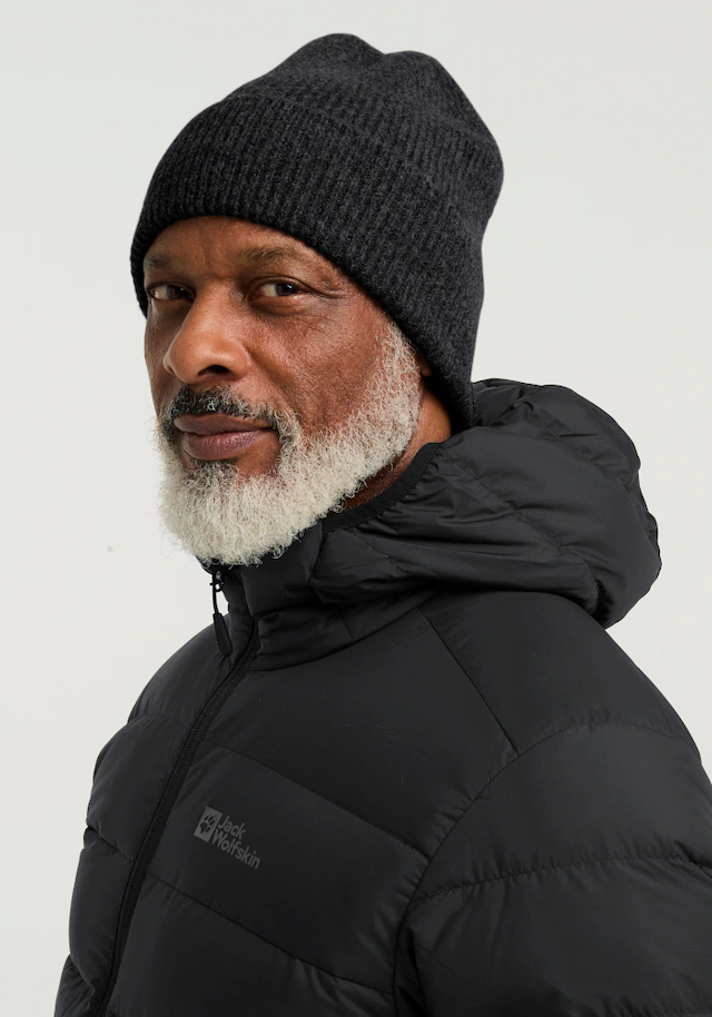 Jack Wolfskin Beanie »FUZZY BEANIE« Strickmütze, superweich, urbaner Look