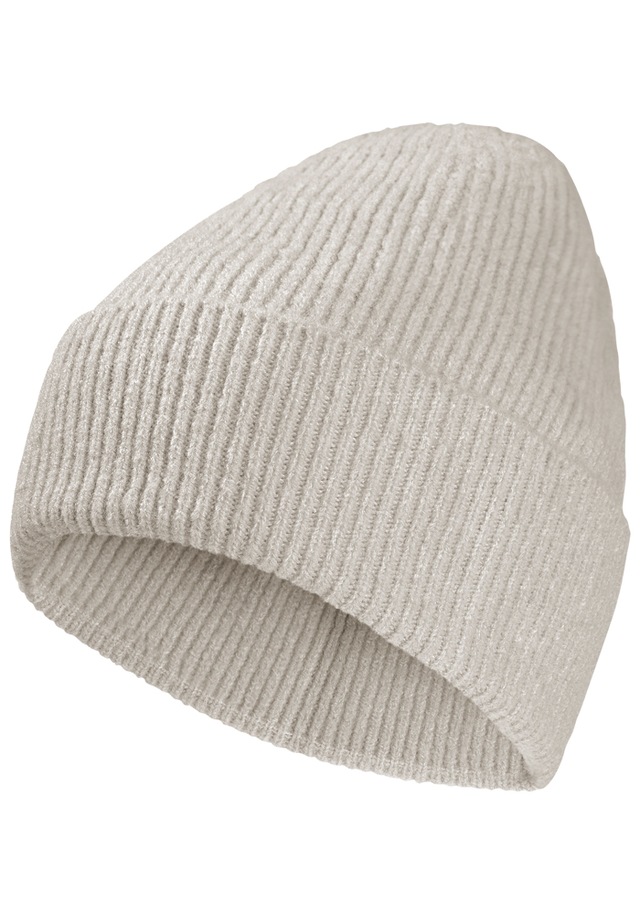 Jack Wolfskin Beanie »FUZZY BEANIE« Strickmütze, superweich, urbaner Look