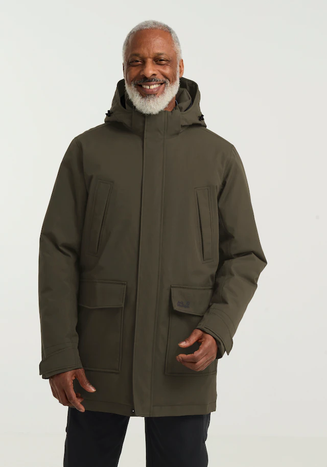 Jack Wolfskin Funktionsparka »CANYON SHIELD PARKA M« mit Kapuze mit TEXAPORE-Technologie, atmungsaktiv, wasserdicht, winddicht