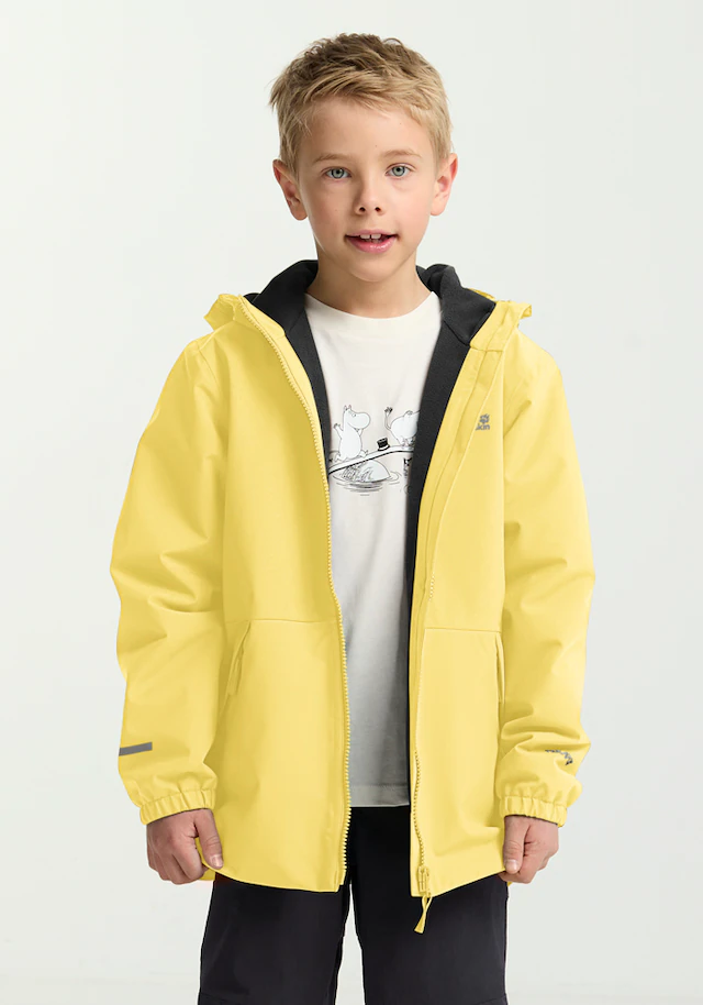 Jack Wolfskin Winterjacke »SNOW DAYS JKT KIDS« mit Kapuze für Kinder, mit Kapuze, wasserdicht, winddicht, atmungsaktiv