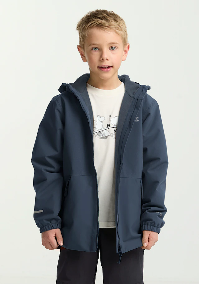 Jack Wolfskin Winterjacke »SNOW DAYS JKT KIDS« mit Kapuze für Kinder, mit Kapuze, wasserdicht, winddicht, atmungsaktiv