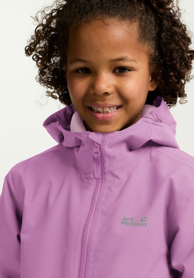 Jack Wolfskin Winterjacke »SNOW DAYS JKT KIDS« mit Kapuze für Kinder, mit Kapuze, wasserdicht, winddicht, atmungsaktiv