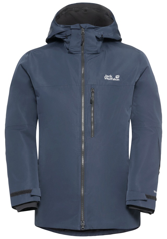 Jack Wolfskin Skijacke »FLOWLINE 3IN1 JKT M« mit Kapuze mit 3-in-1-Funktion, wasserdicht, winddicht, atmungsaktiv