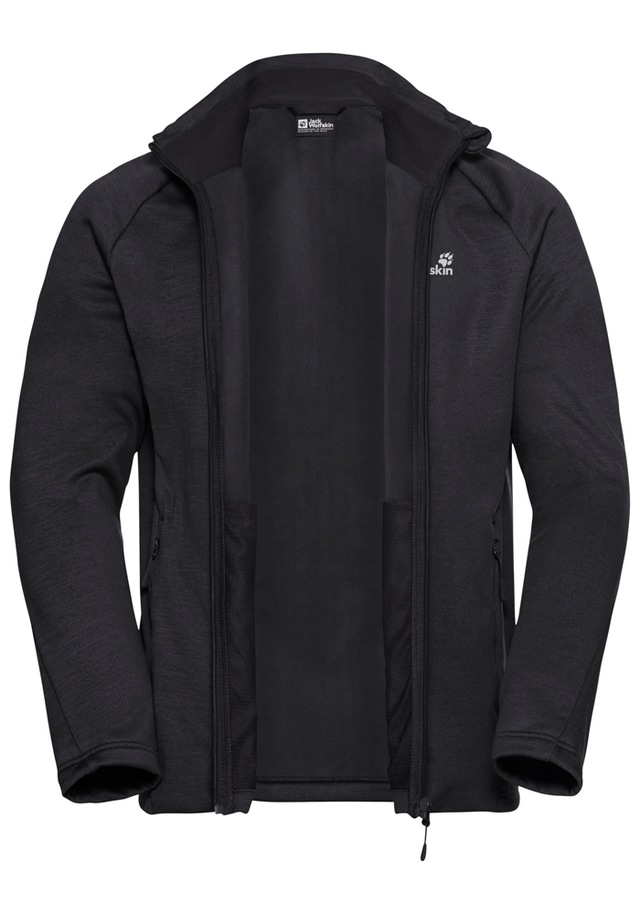 Jack Wolfskin Fleecejacke »PEAK DISTRICT FZ M« mit Full-Zip, meliert, weich, kuschelig, luftig-weich
