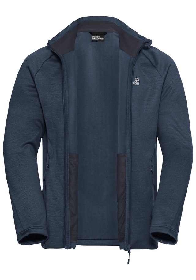 Jack Wolfskin Fleecejacke »PEAK DISTRICT FZ M« mit Full-Zip, meliert, weich, kuschelig, luftig-weich