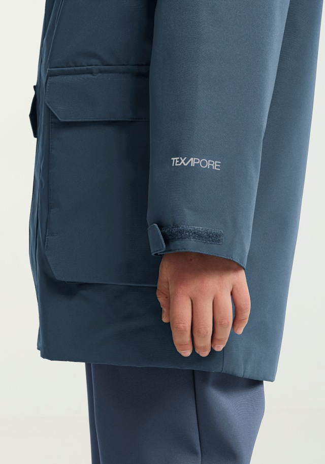Jack Wolfskin 3-in-1-Funktionsjacke »3IN1 CANVEY KIDS« mit Kapuze für Kinder, mit Kapuze, wasserdicht, winddicht, wärmend, atmungsaktiv