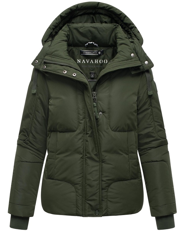 Navahoo Steppjacke »Zauberlicht 14« mit Kapuze Winterjacke mit abnehmbarer Kapuze und Fleece-Futter