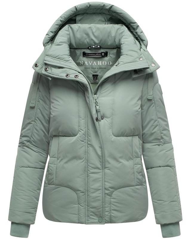 Navahoo Steppjacke »Zauberlicht 14« mit Kapuze Winterjacke mit abnehmbarer Kapuze und Fleece-Futter
