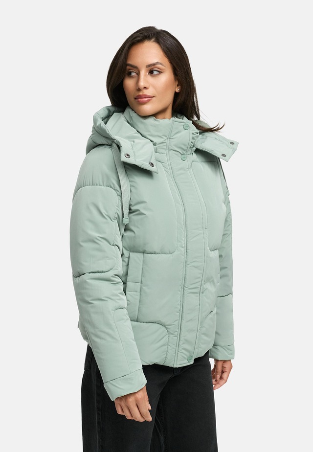 Navahoo Steppjacke »Zauberlicht 14« mit Kapuze Winterjacke mit abnehmbarer Kapuze und Fleece-Futter