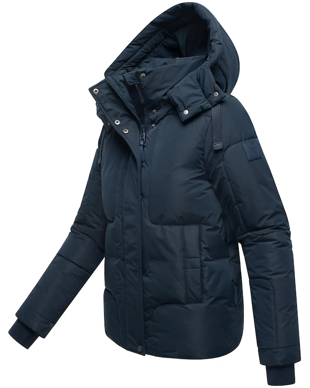 Navahoo Steppjacke »Zauberlicht 14« mit Kapuze Winterjacke mit abnehmbarer Kapuze und Fleece-Futter