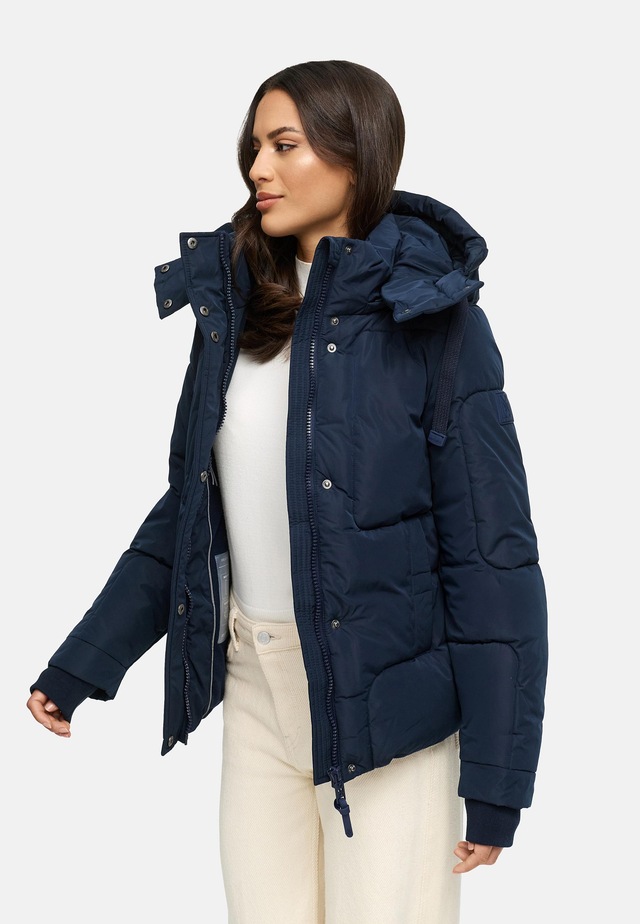 Navahoo Steppjacke »Zauberlicht 14« mit Kapuze Winterjacke mit abnehmbarer Kapuze und Fleece-Futter