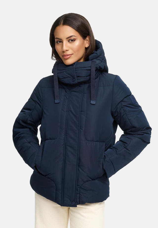 Navahoo Steppjacke »Zauberlicht 14« mit Kapuze Winterjacke mit abnehmbarer Kapuze und Fleece-Futter