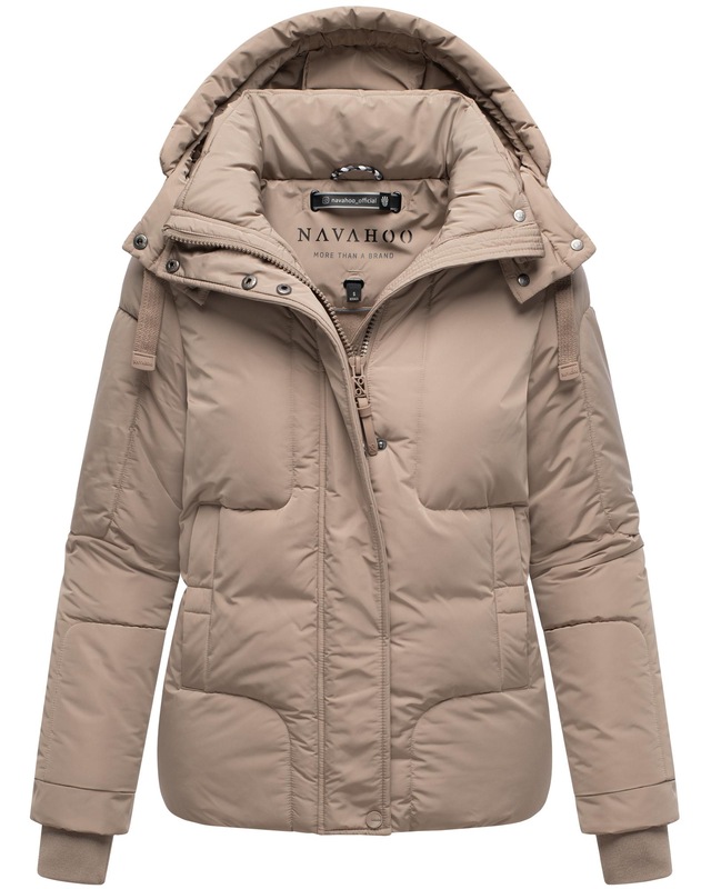 Navahoo Steppjacke »Zauberlicht 14« mit Kapuze Winterjacke mit abnehmbarer Kapuze und Fleece-Futter