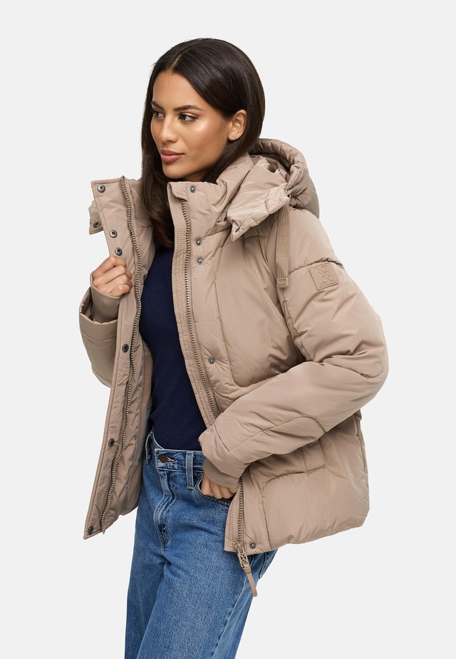 Navahoo Steppjacke »Zauberlicht 14« mit Kapuze Winterjacke mit abnehmbarer Kapuze und Fleece-Futter