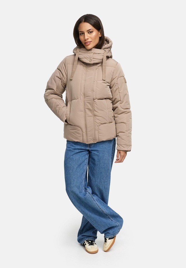 Navahoo Steppjacke »Zauberlicht 14« mit Kapuze Winterjacke mit abnehmbarer Kapuze und Fleece-Futter